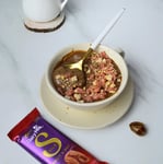 Dairy Milk Silk Dates Payasam with Rose Cashew Crumble