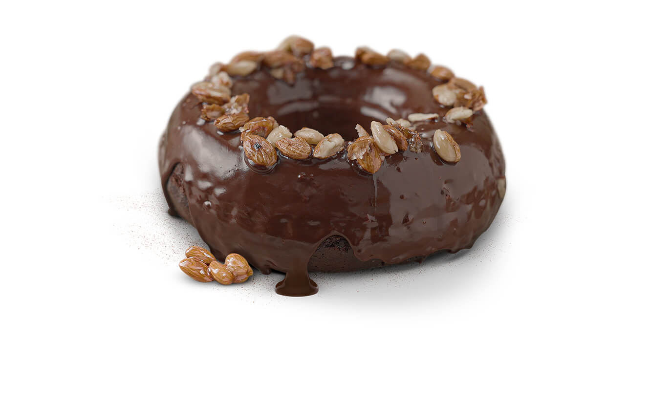 Chocolate, Beetroot + Almond Praline Cake (V, GF)