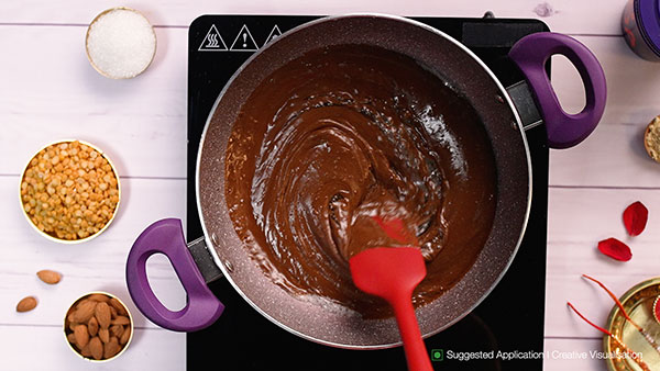 Chocolate-Mysore-Pak-Step-3