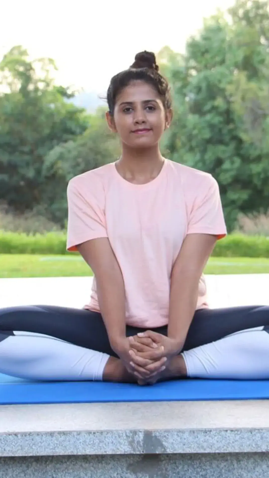 Easy Indoor Yoga For Children Simple Asanas For Season Change Period In India - Butterfly Pose (Baddha Konasana)